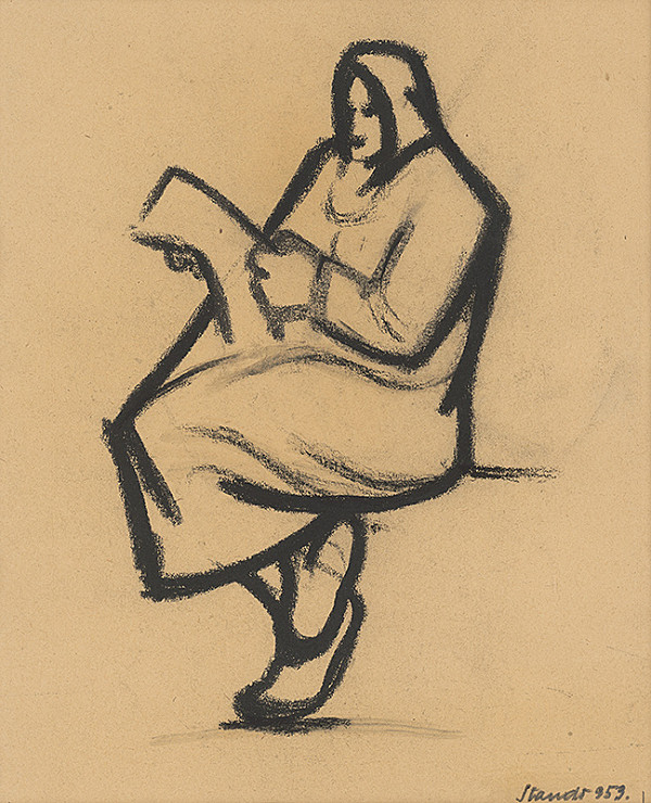 Michal Staudt – Čítajúca žena 