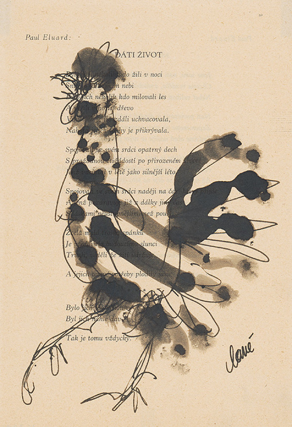 Antoni Clavé – Kohút 