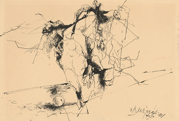 Vincent Hložník – Vízia so ženským aktom 