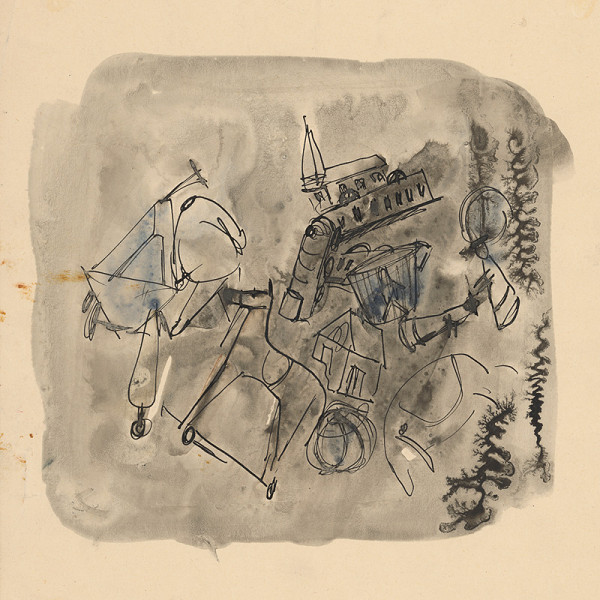 Eugen Nevan – Zátišie s koníkom 