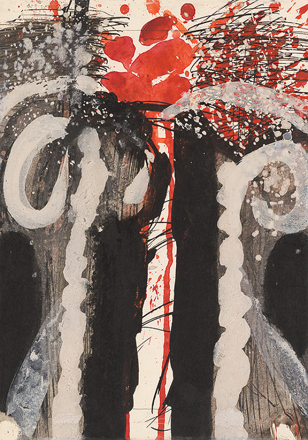 Ľudovít Hološka – VII.kresba k básniam Ľ.Feldeka: Kriedový kruh 