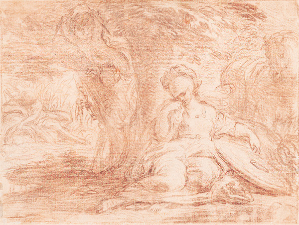 Francúzsky maliar z 18. storočia – Mytologický výjav 