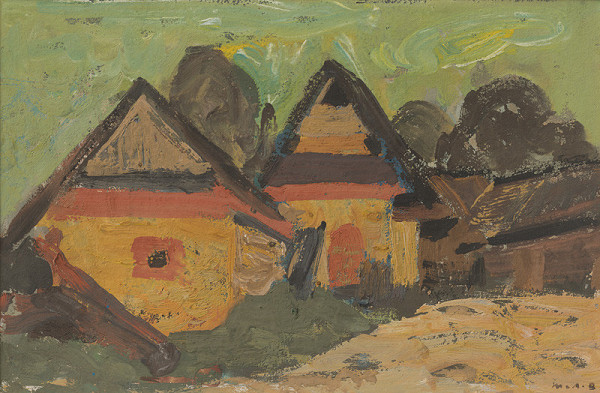 Miloš Alexander Bazovský – Oravská dedina 