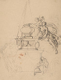 Franz Anton Maulbertsch – Study of Allegorical Scene for Furniture 
