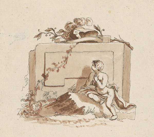 Daniel Nikolaus Chodowiecki – Study of a Tombstone 