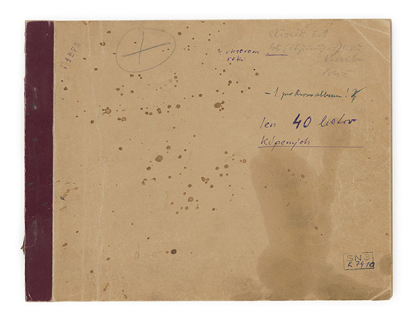 Cyprián Majerník – Skicár - 40 listov 