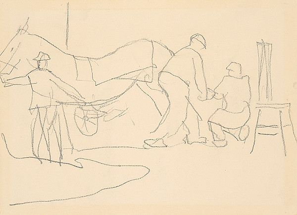 Bedrich Hoffstädter – Orave Courtyard 