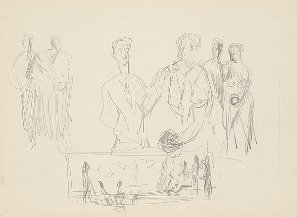 Bedrich Hoffstädter – Study of Skittle-Ground 