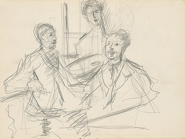 Bedrich Hoffstädter – Three Painters 