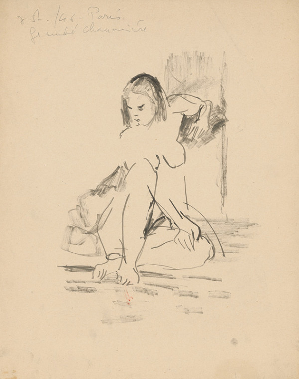 Jozef Šturdík – Pózujúce dievča 