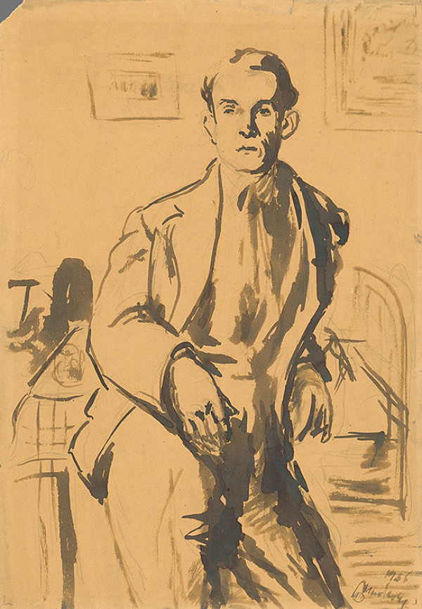 Ján Mudroch – Portrét maliara Petra Matejku 