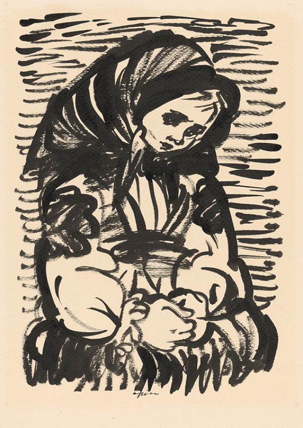 Štefan Cpin – Smutné dievčatko 