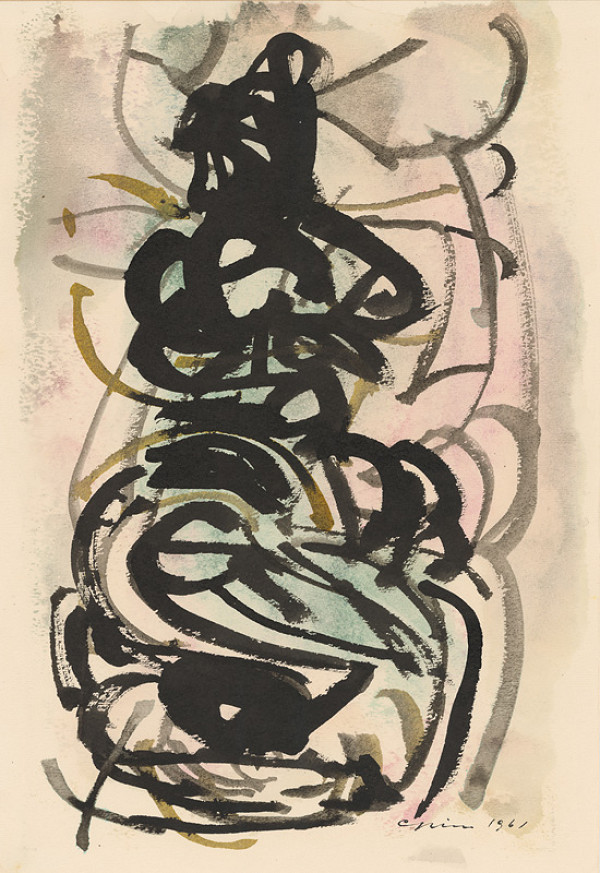 Štefan Cpin – Sediaca figúra 