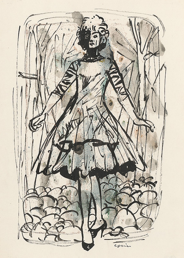 Štefan Cpin – Mladá žena 