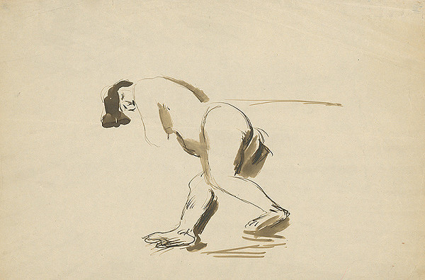 Cyprián Majerník – Štúdia ženského aktu 