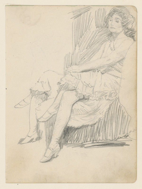 Ivan Žabota – Sediaca žena vo foteli 