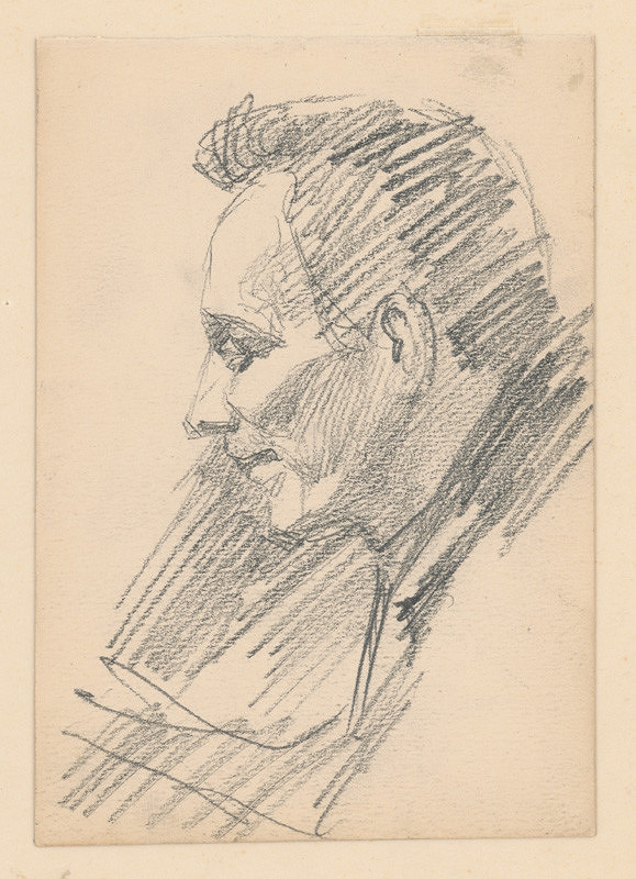 Ivan Žabota – Head of a Man in Profile 4. 