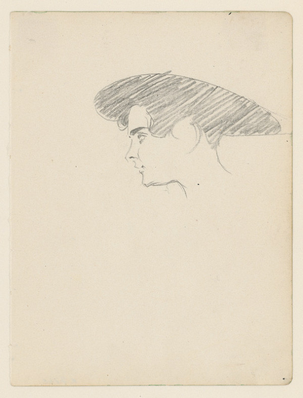 Ivan Žabota – Štúdia hlavy mladej ženy 9. 