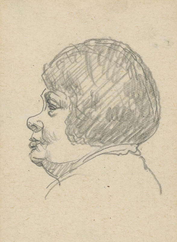 Ivan Žabota – Head of an Older Woman 