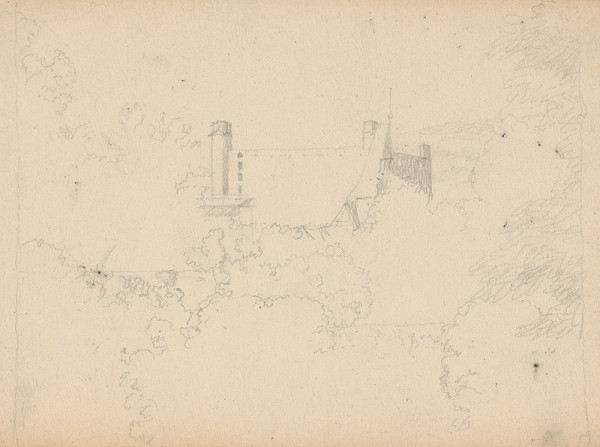 Ivan Žabota – Náčrt bratislavského hradu 