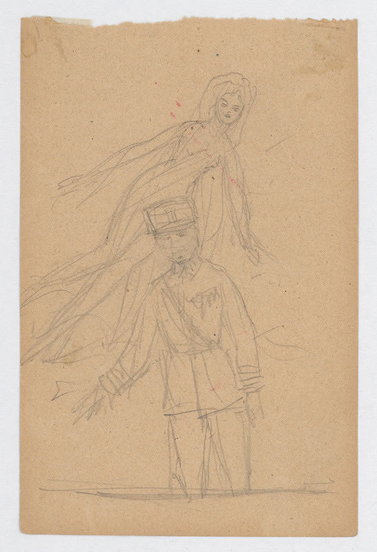 Ivan Žabota – Kompozícia k obrazu M.R.Štefánika 2. 