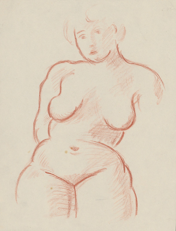 Eugen Nevan – Female Half-Nude 