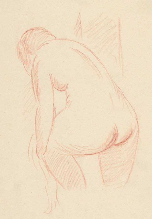 Eugen Nevan – Female Half-Nude 