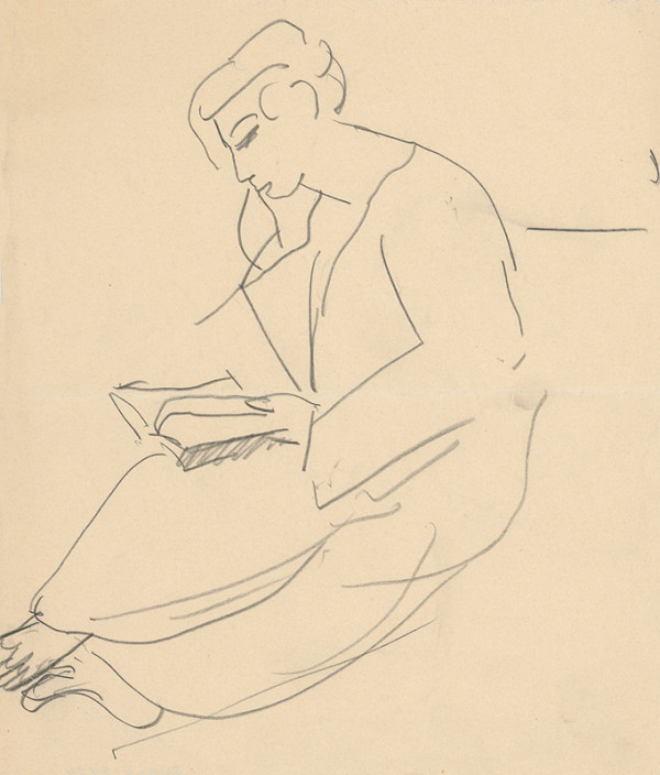 Eugen Nevan – Čítajúca 