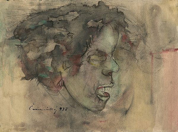 Ladislav Čemický – Hlava z profilu 