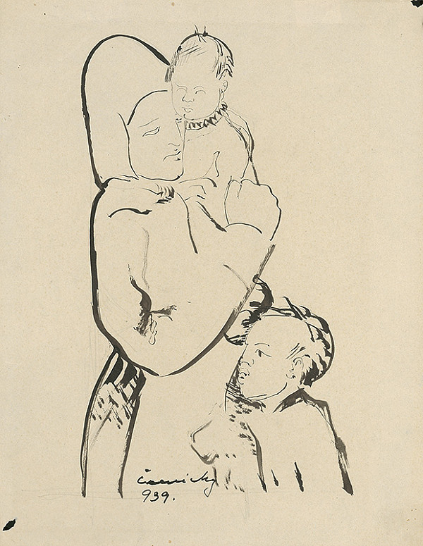 Ladislav Čemický – Matka s deťmi 