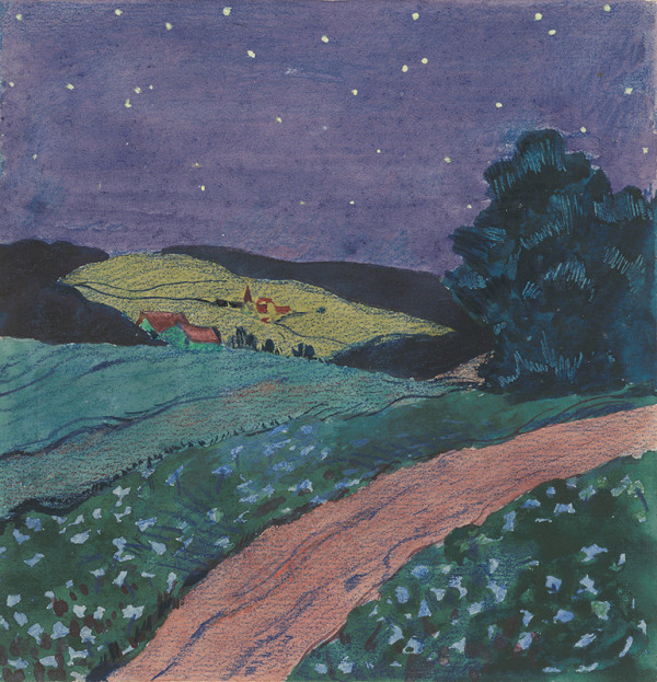 Gustáv Mallý – 14. - Above a Village 