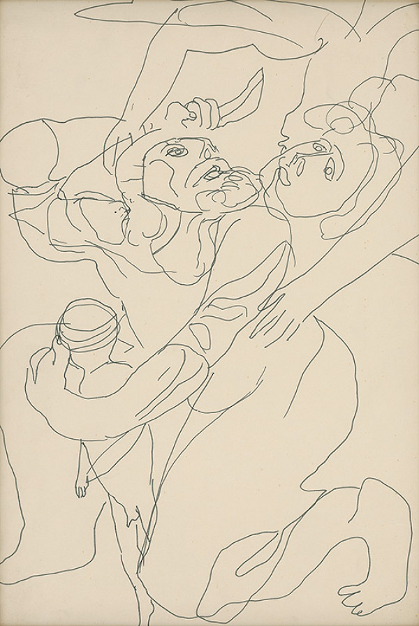 Milan Mravec – 4.Kresba z roku 1972 