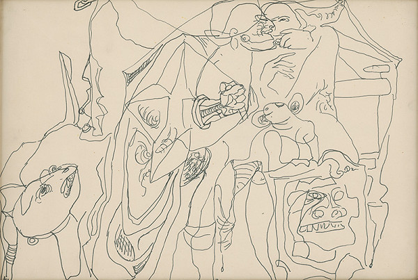 Milan Mravec – 3.Kresba z roku 1972 