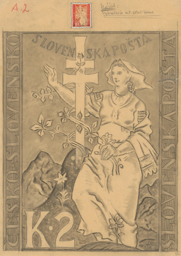 Martin Benka – Návrh na známku 