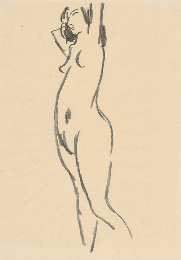 Eugen Nevan – Stojaci ženský akt 