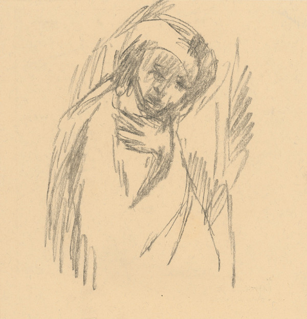 Eugen Nevan – Štúdia starej ženy 