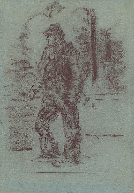 Arnold Peter Weisz-Kubínčan – Man Leaning 