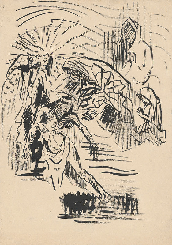 Arnold Peter Weisz-Kubínčan – Oplakávanie Krista 