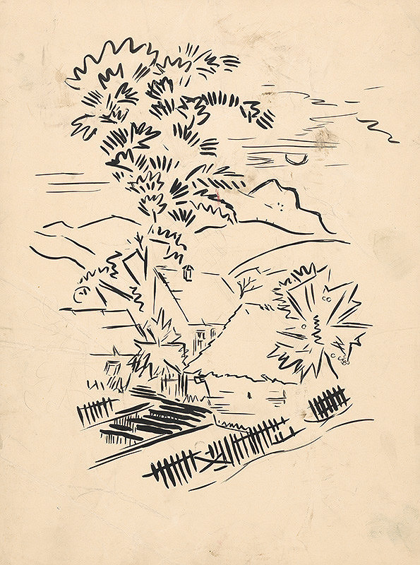 Arnold Peter Weisz-Kubínčan – Dedinský motív 