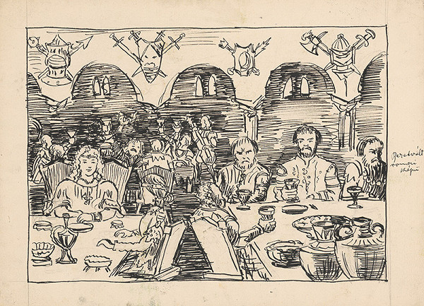 Arnold Peter Weisz-Kubínčan – Fairy Tale Illustration 