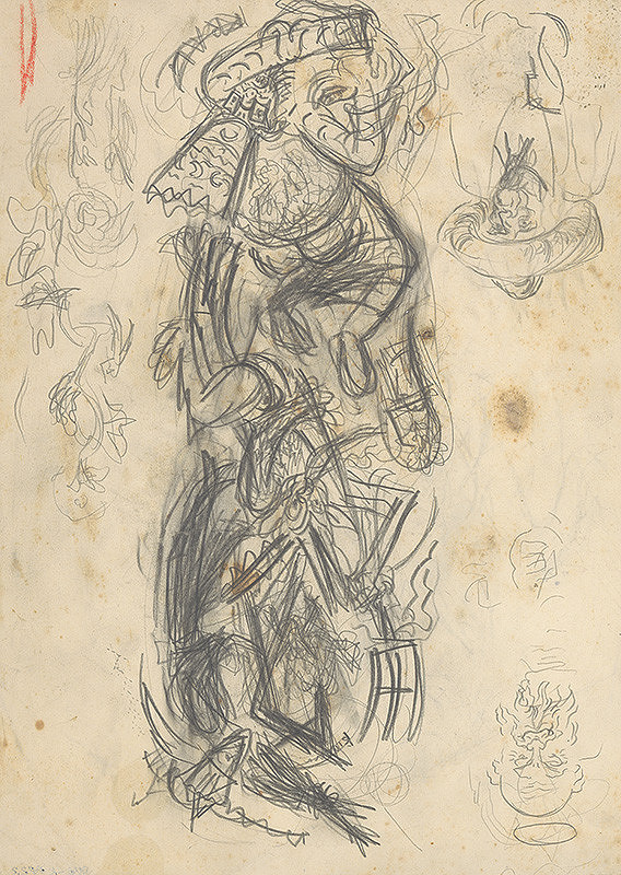 Arnold Peter Weisz-Kubínčan – Náčrt rozprávkovej postavy 