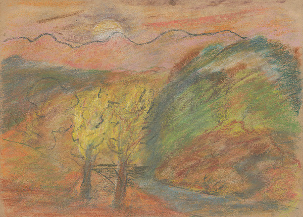 Arnold Peter Weisz-Kubínčan – Hilly Landscape 