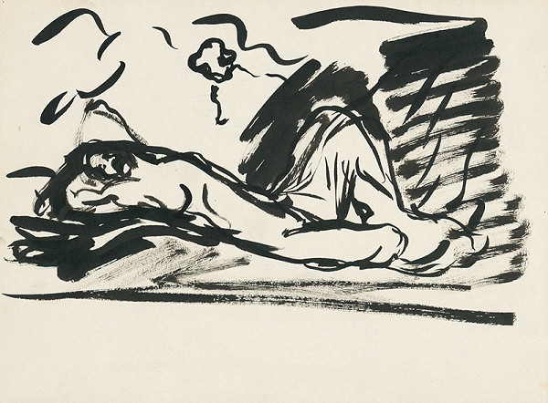 Arnold Peter Weisz-Kubínčan – Ležiaci akt 