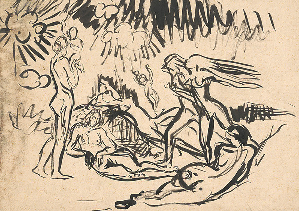 Arnold Peter Weisz-Kubínčan – Kompozičný náčrt 