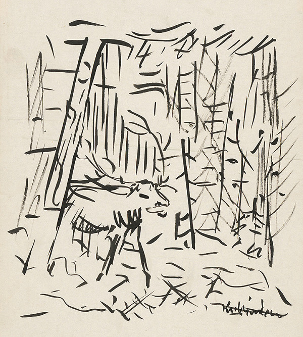 Arnold Peter Weisz-Kubínčan – Jeleň 