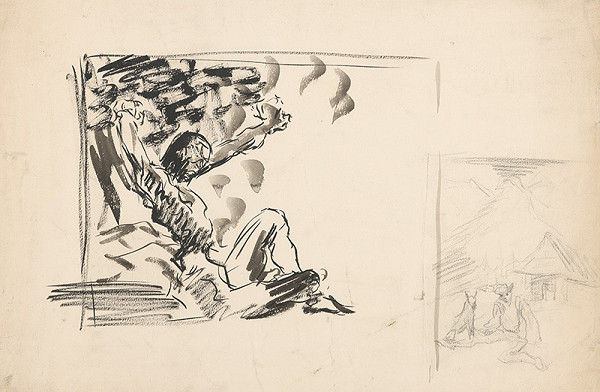 Arnold Peter Weisz-Kubínčan – Prométeus a náčrt krajiny 