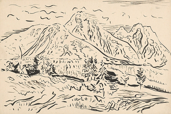 Arnold Peter Weisz-Kubínčan – Horská krajina 