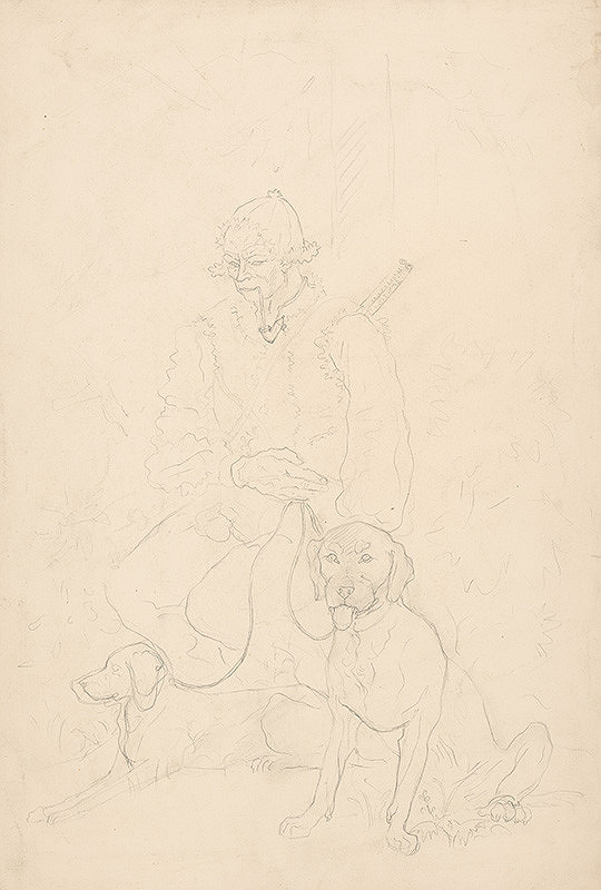 Arnold Peter Weisz-Kubínčan – Poľovník so psami 