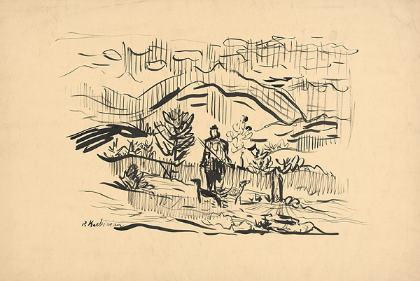 Arnold Peter Weisz-Kubínčan – Poľovník v krajine 