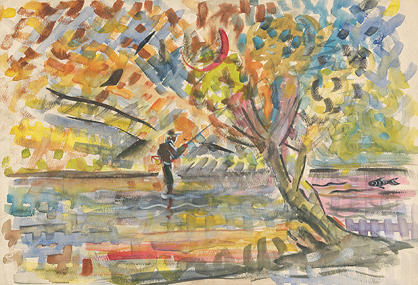 Arnold Peter Weisz-Kubínčan – Rybár 